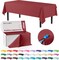 Exquisite Party Solids 54" x 100' Plastic Table Cover Roll with Slide Cutter – Cut-to-Size Dispenser Box – Makes Up to 12 Disposable 8' Rectangle Tablecloths